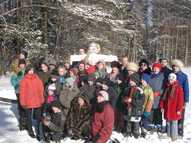 2001 Örtliche Tradition: Winteraustreiben