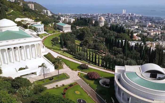 Bahá'í-Weltzentrum, das geistige und administrative Zentrum des Bahá'í-Glaubens.